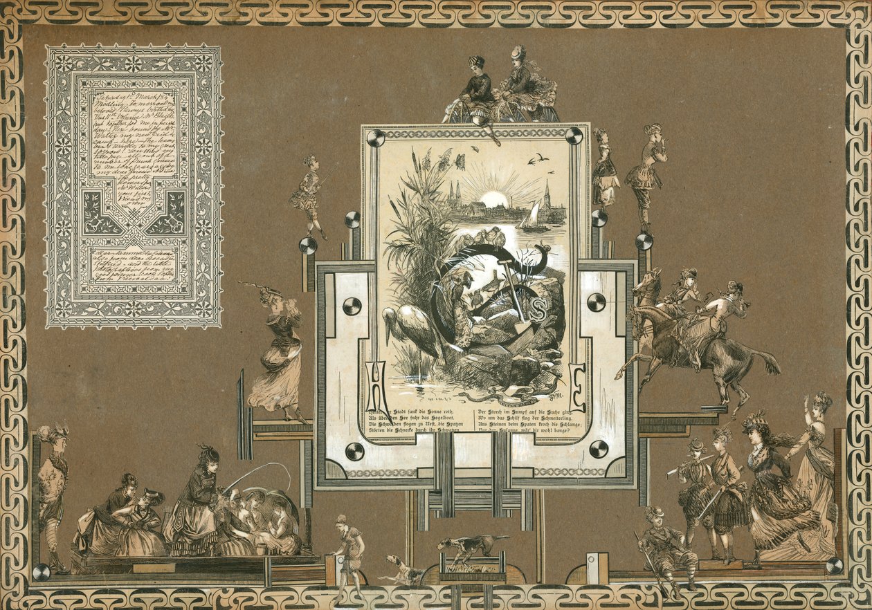 Pagina uit Sammelsurium Deel XI (gedrukt materiaal) door European School