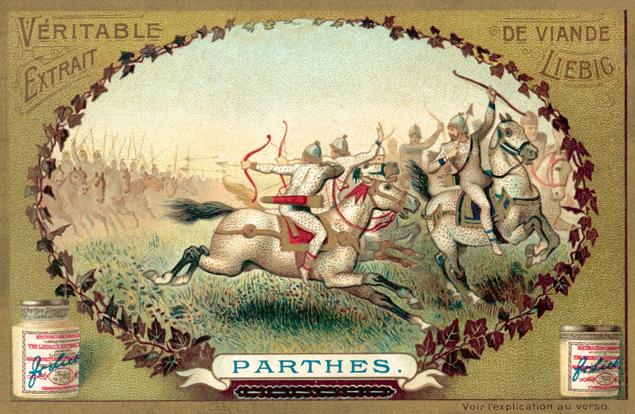 Parthen (chromolitho) door European School