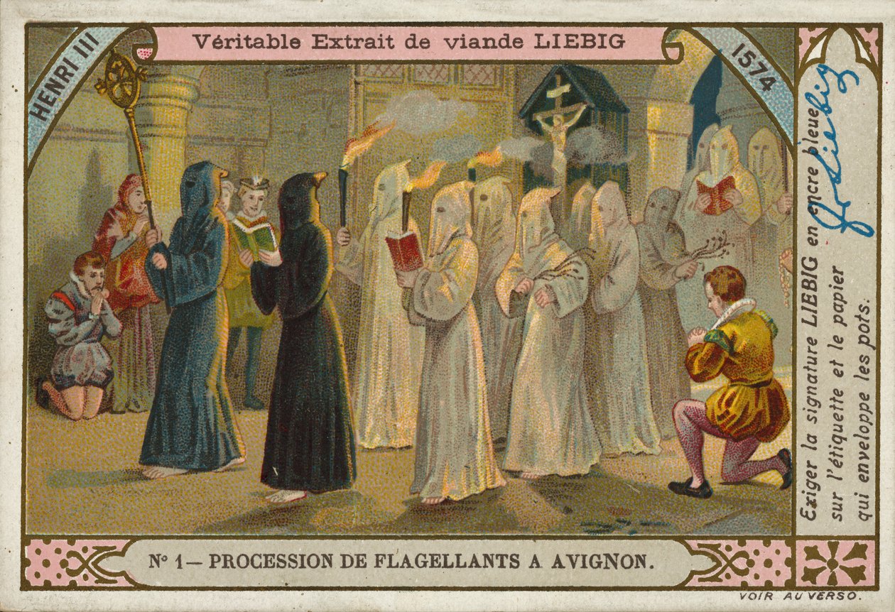 Processie van flagellanten, Avignon door European School