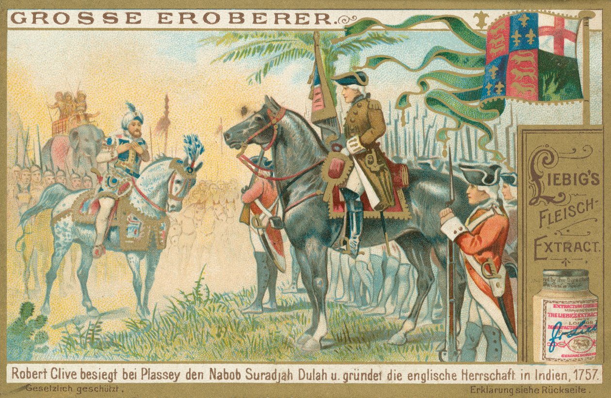 Robert Clive (chromolitho) door European School