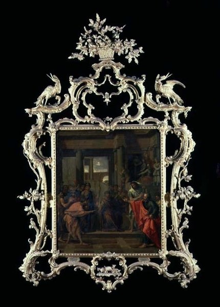 Twee Filosofen die Discussieren voor een Keizer door Eustache Le Sueur