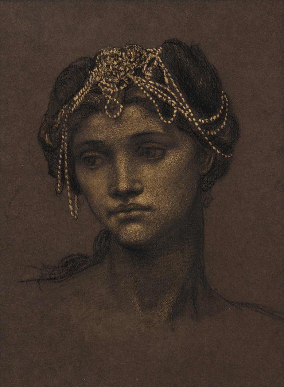 Studie voor Medea, c.1889 door Evelyn De Morgan