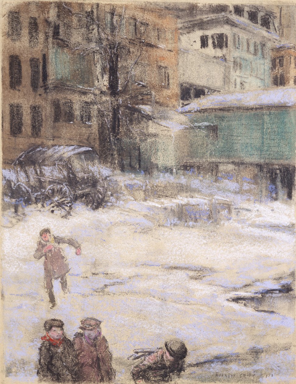 Connecticut Brug door Everett Shinn