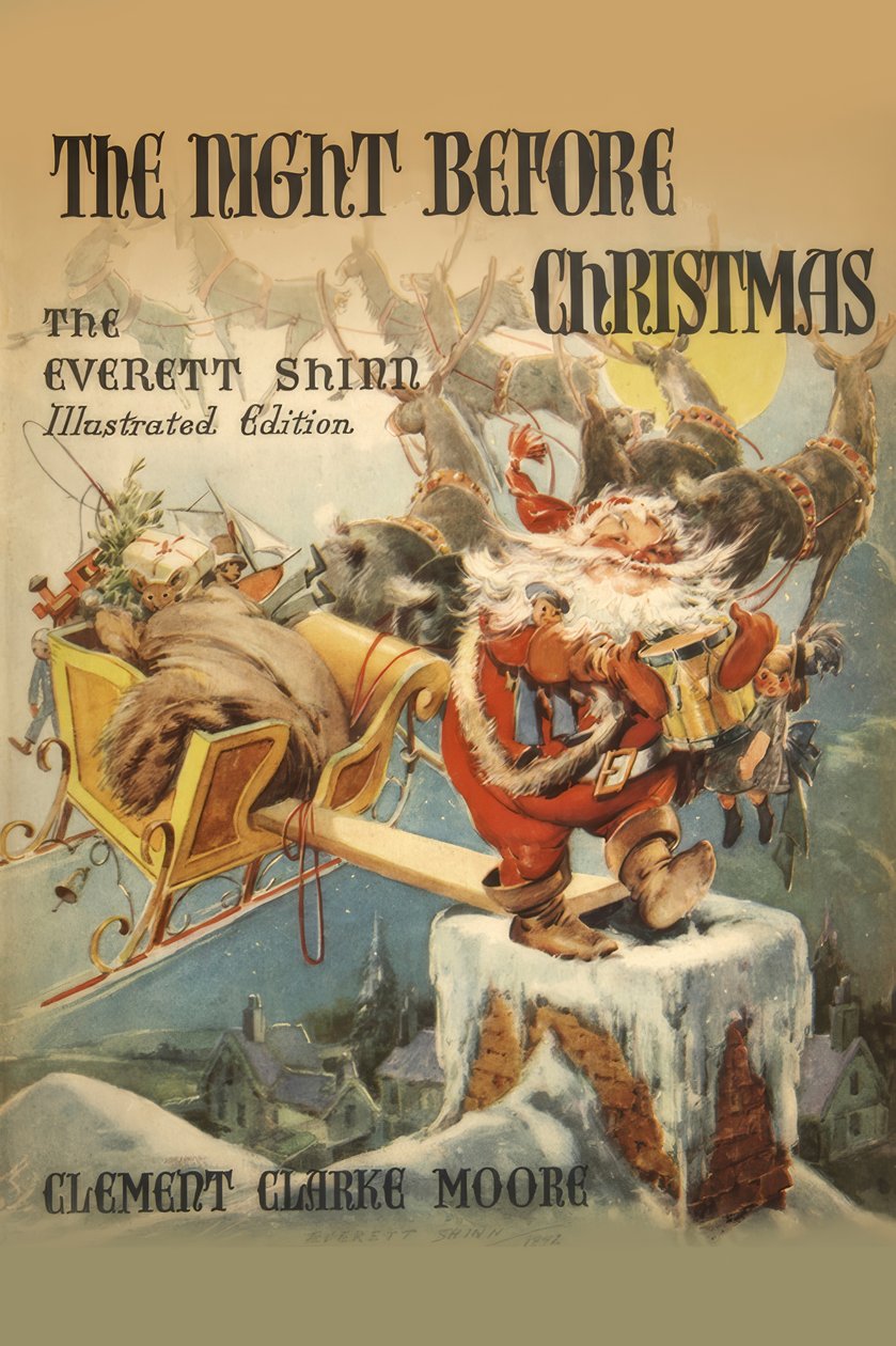 De nacht voor Kerstmis door Everett Shinn