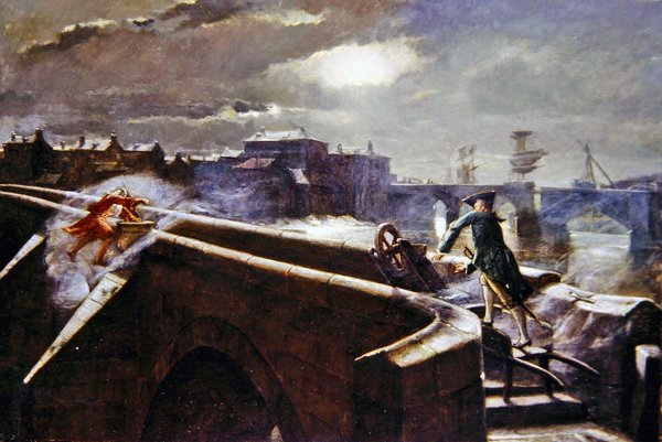 De Bruggen van Ayr door Eyre Crowe