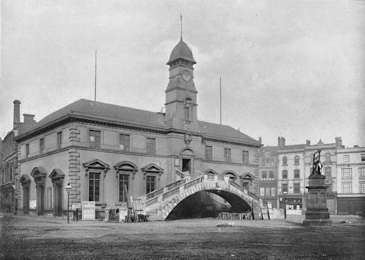 Graanbeurs, Leicester, c1896 door Eyre and Spottiswoode