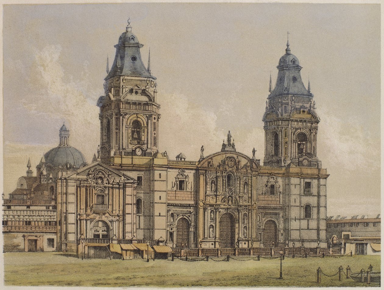 Kathedraal van Lima, illustratie uit 