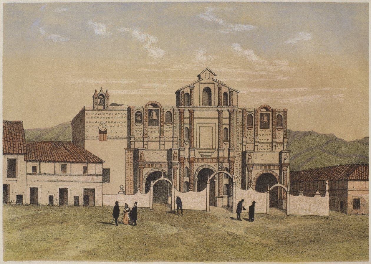 Santa Catalina kerk, Cajamarca, illustratie uit 