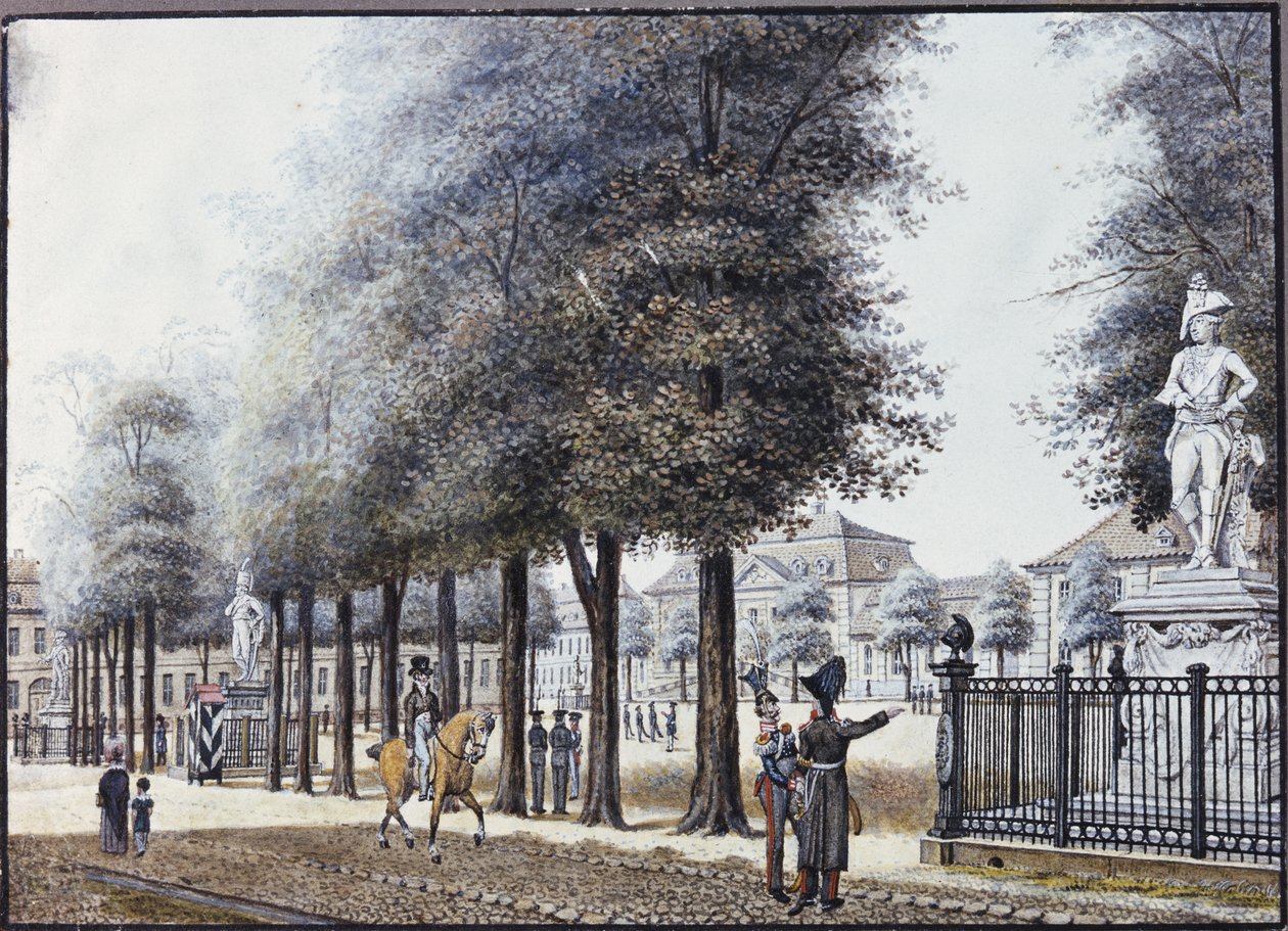 Wilhemsplatz, Berlijn door F.A. Calau
