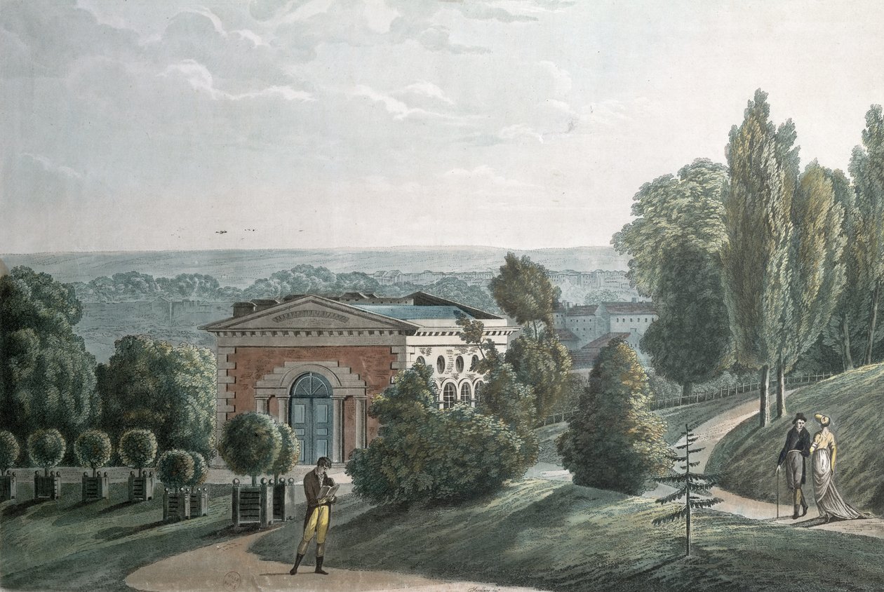 De kas in de Jardin des Plantes, Parijs door F.G. Wexelberg
