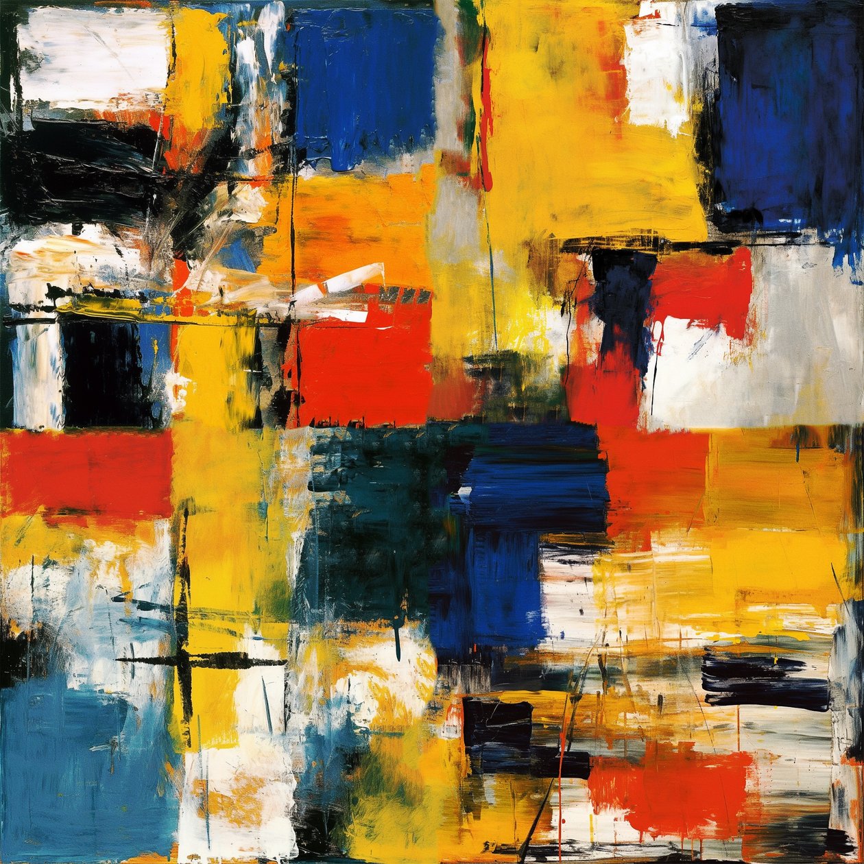 Kleurrijke abstracte achtergrond door F. Abderrahim
