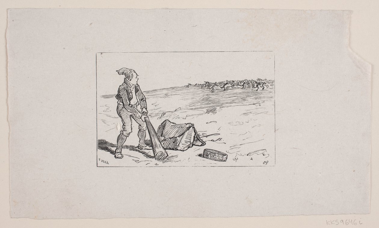 Illustratie bij Sprookjes door F. Hendriksen