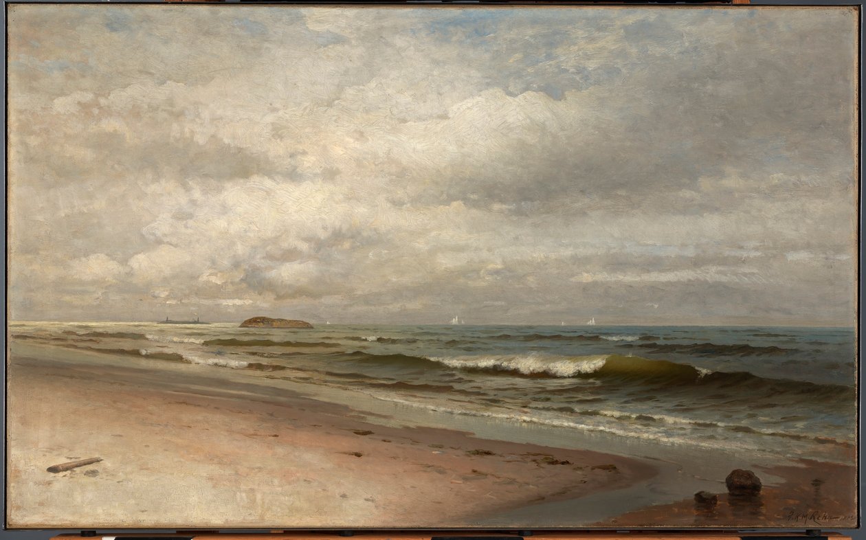 Strand van Bass Rocks, Gloucester, Massachusetts door F. K. M. Rehn