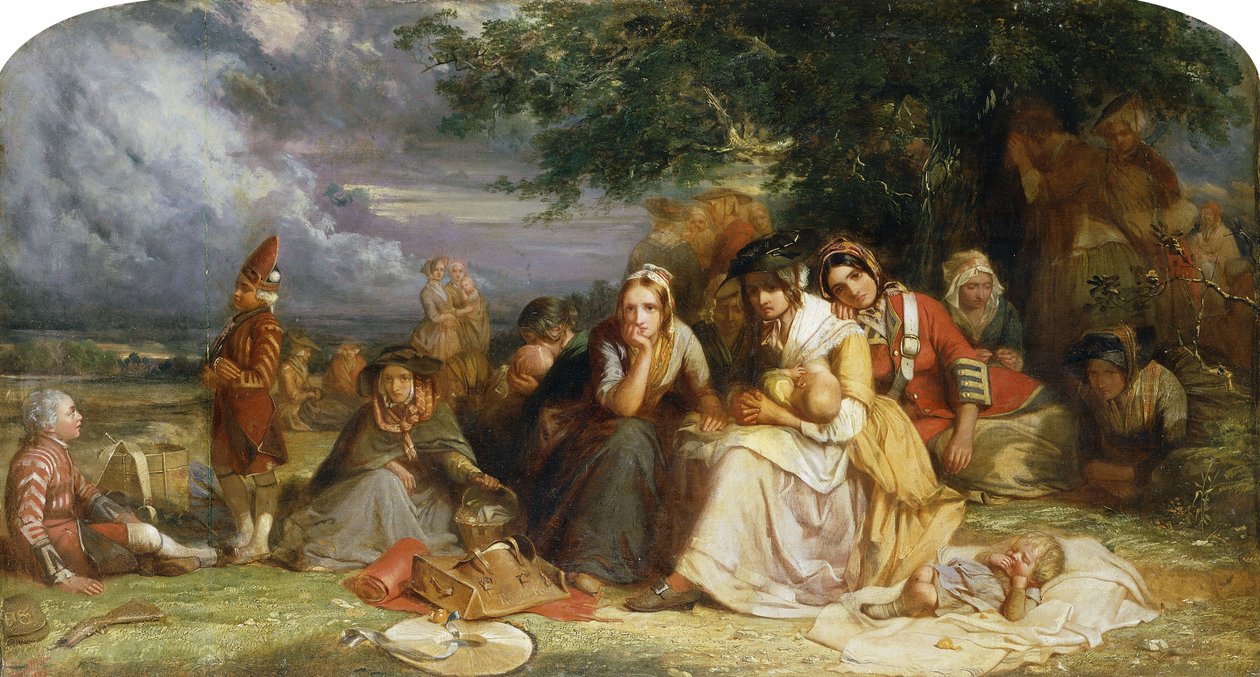 Na de Slag bij Prestonpans, 21 sept 1745, 1849 door Fanny McIan