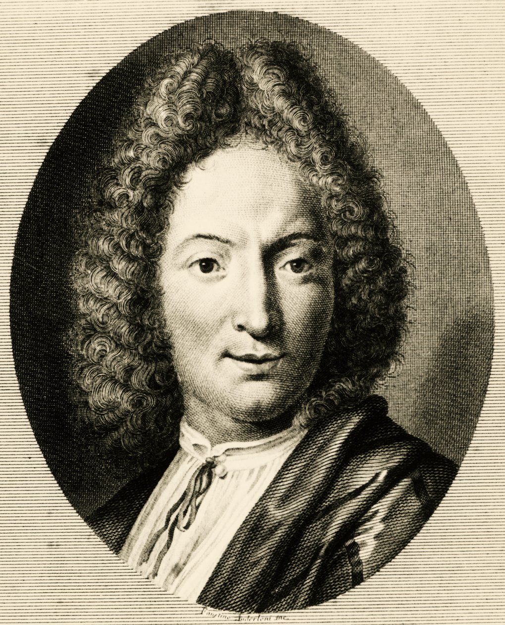 Portret van Arcangelo Corelli door Faustino Anderloni