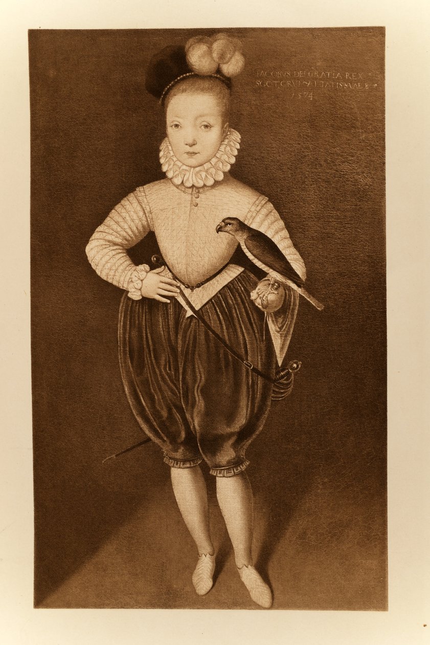 Koning James I van Engeland en VI van Schotland als jongen, uit 