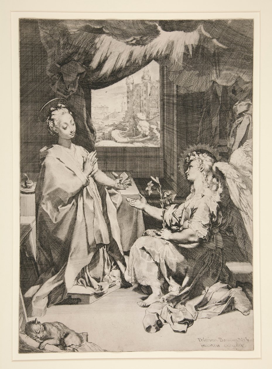 De Annunciatie door Federico Barocci