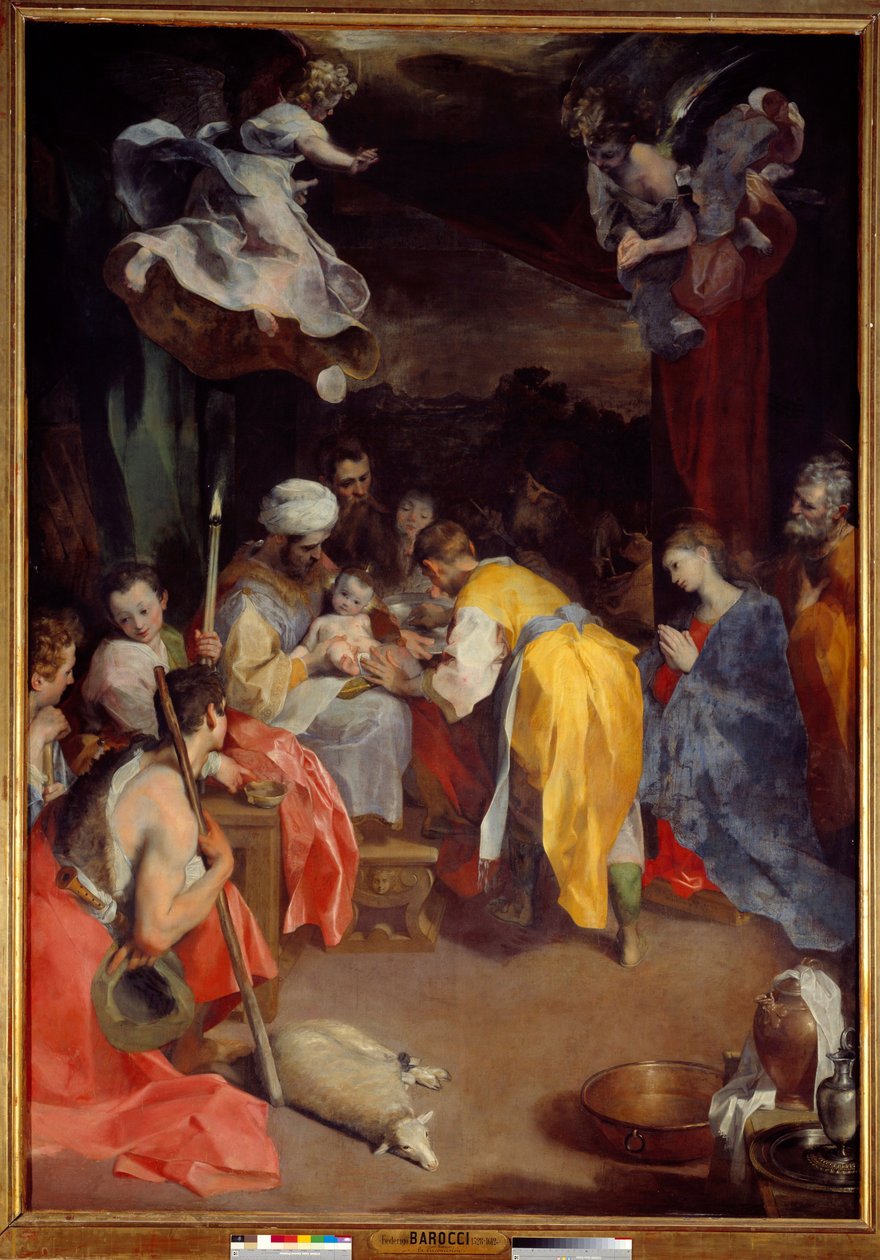 De besnijdenis van Jezus door Federico Fiori Barocci or Baroccio