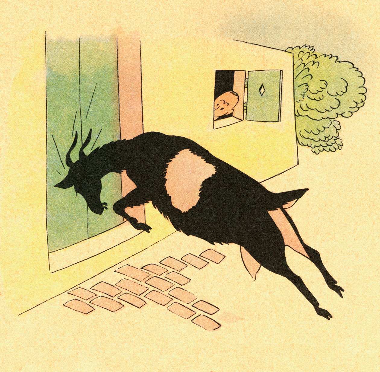 Kleurenillustratie door Federico Ribas Montenegro door Federico Ribas Montenegro