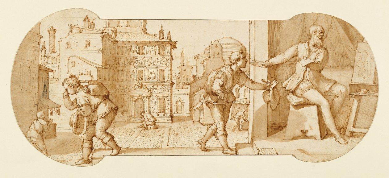 Thaddeus afgepoeierd door Francesco Il Sant