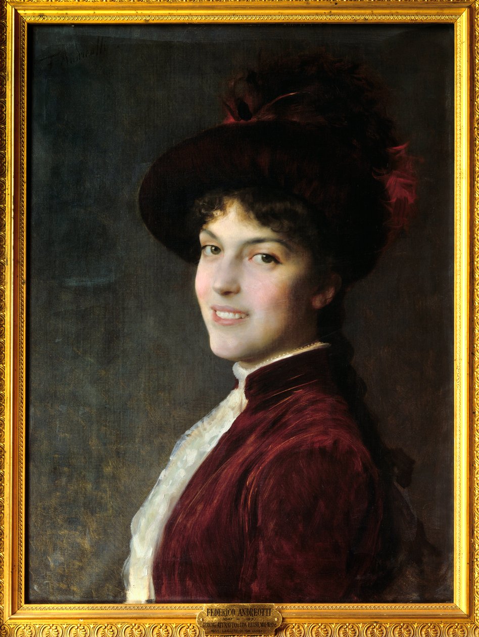 Portret van Ida Louise door Federigo Andreotti
