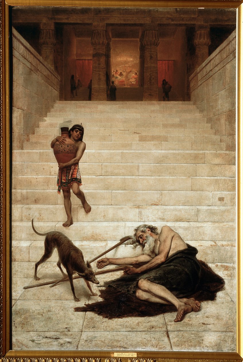 De opstanding van Lazarus door Fedor Andreevich Bronnikov