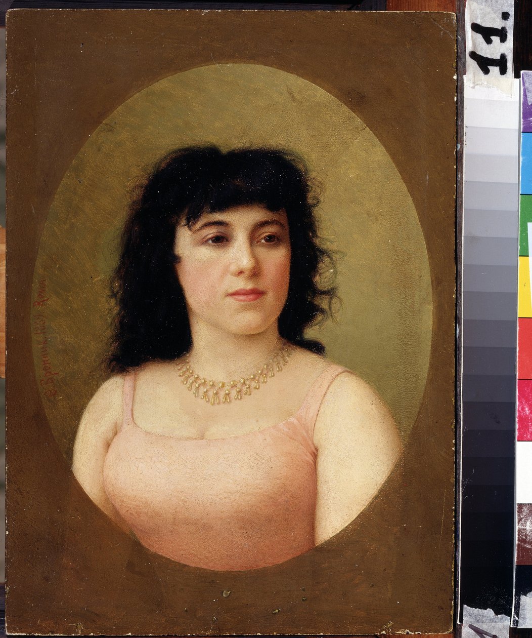 Portret van de Italiaanse ballerina Virginia Zucchi (1849-1930) door Fedor Andreevich Bronnikov