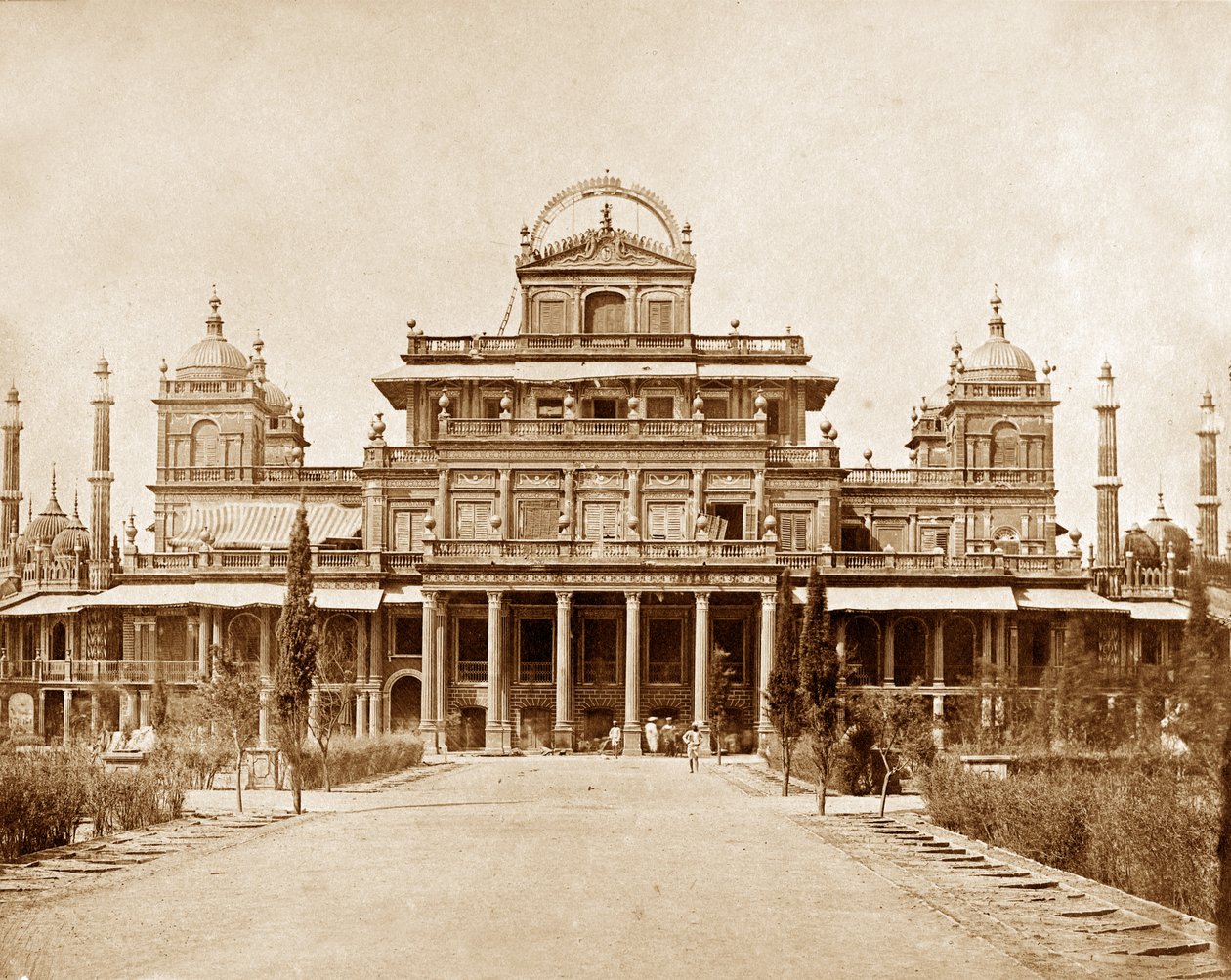 Het Koninklijk Paleis in de Kaiser Bagh, Lucknow door Felice Beato