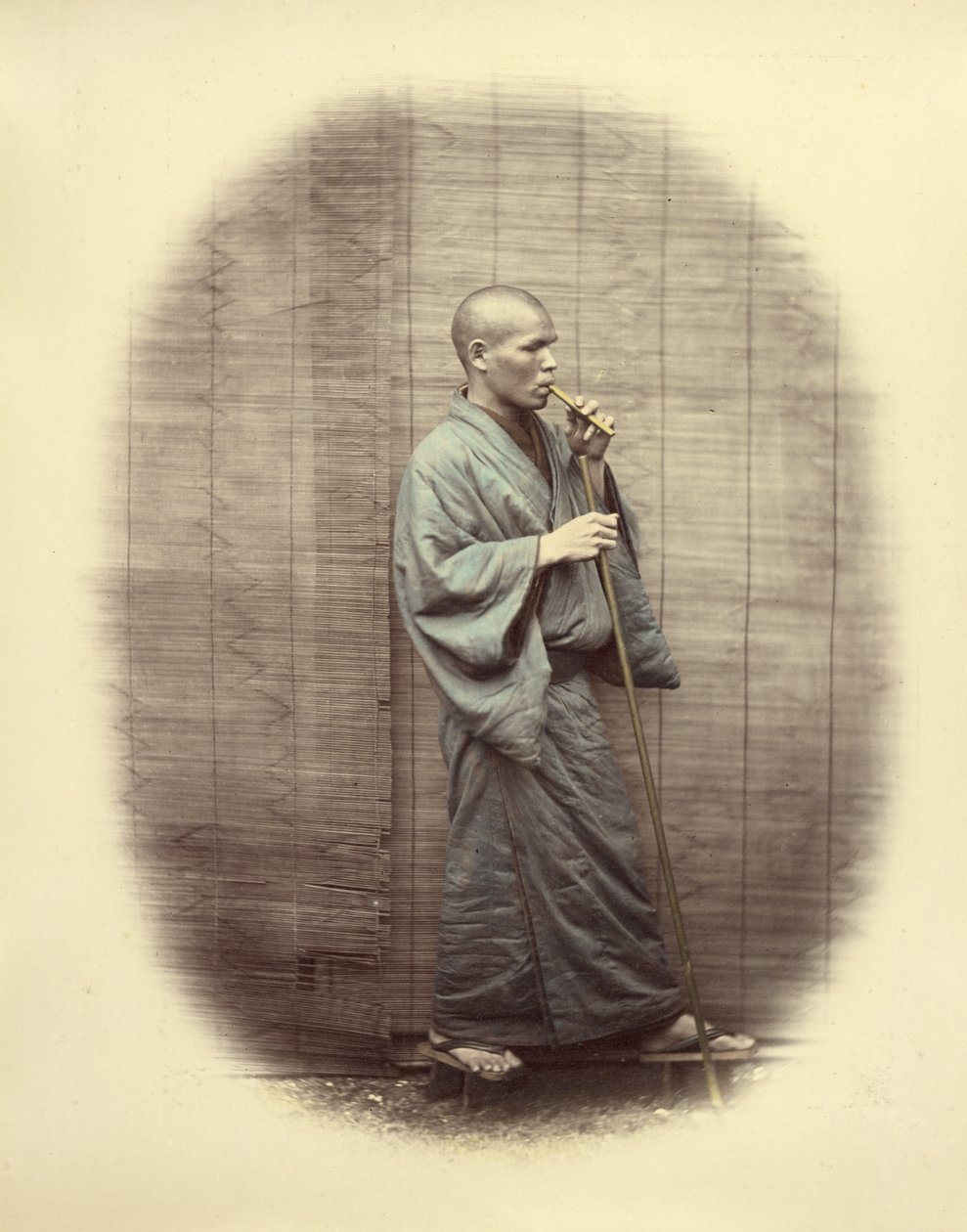 Amma, of haarwasster door Felice Beato
