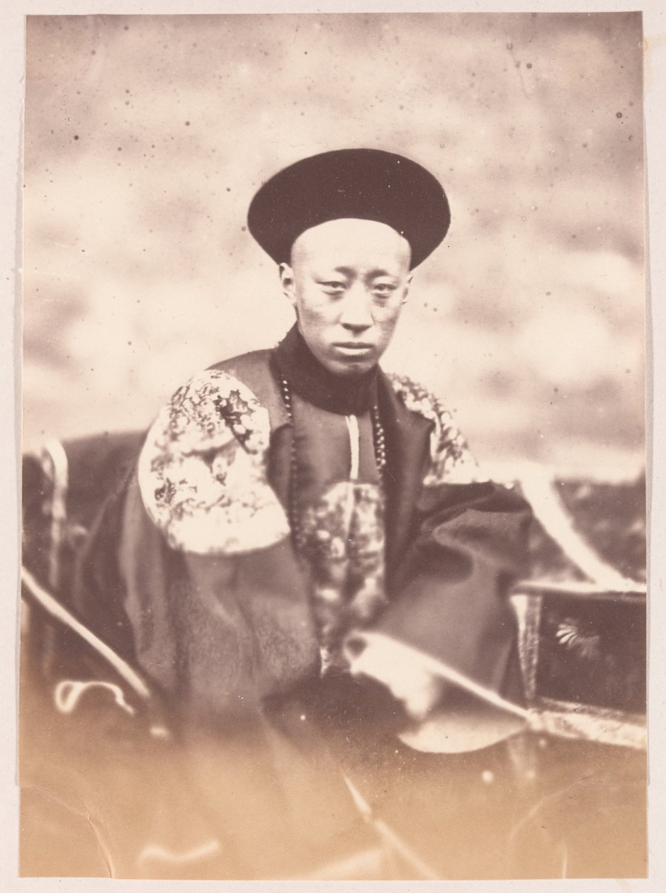 Prins Gong Qinwang van China, 1860 door Felice Beato