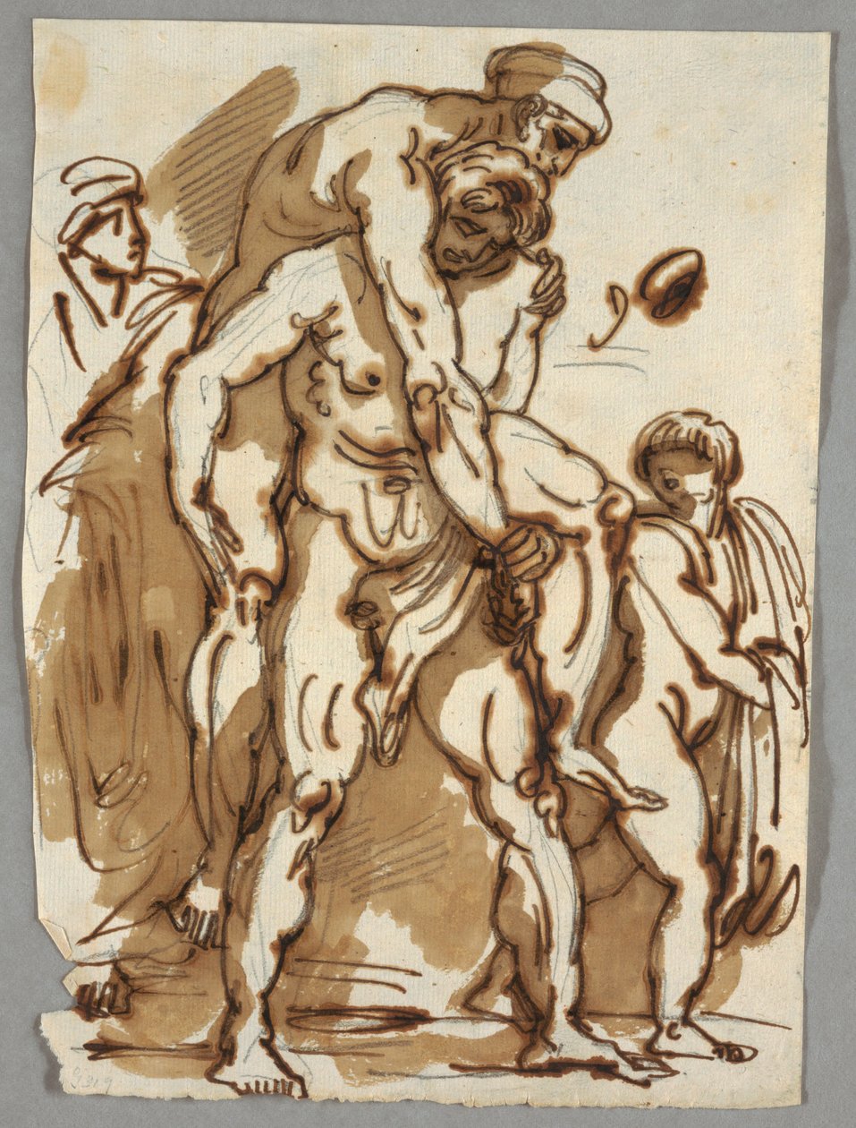 De Aeneas-groep uit de brand in het Borgo door Felice Giani