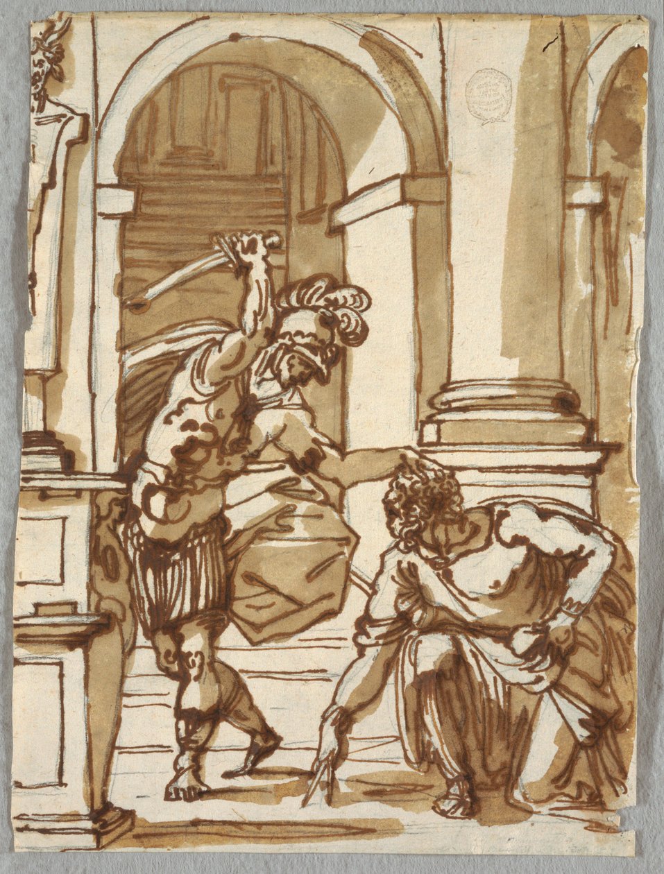 De Dood van Archimedes door Felice Giani