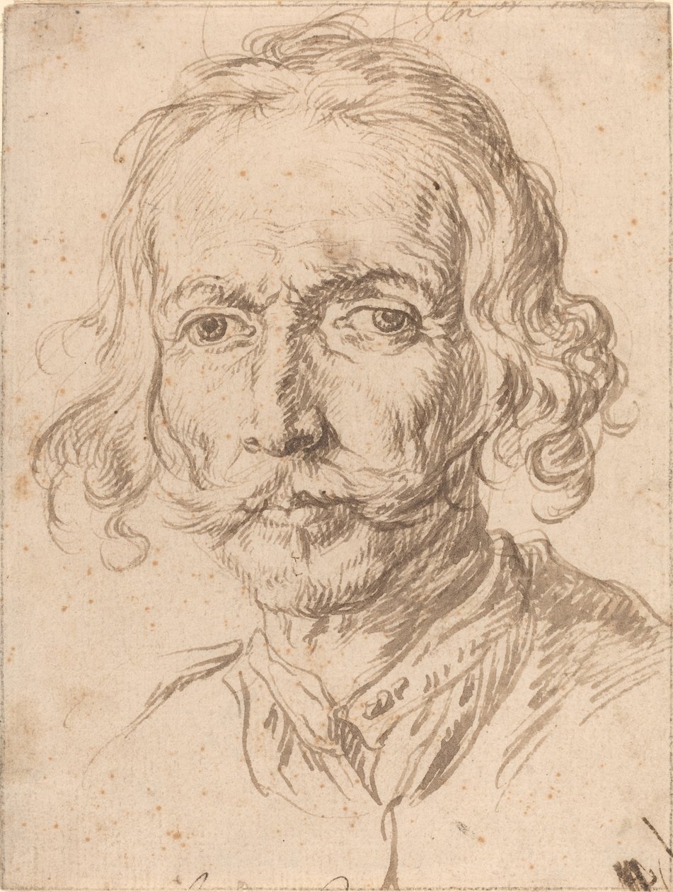 Portret van een Man door Felipe Gomez de Valencia