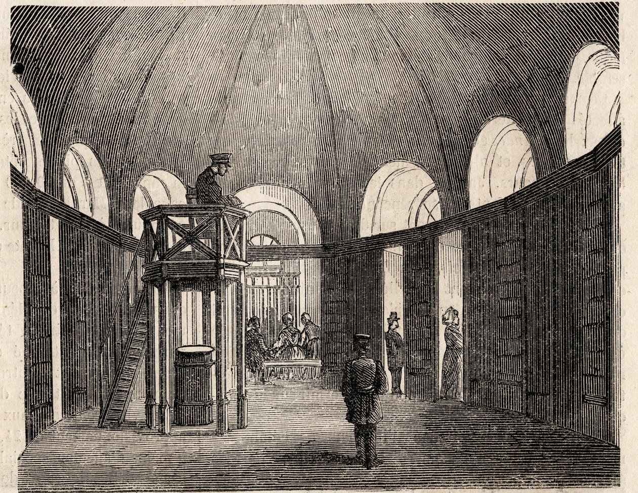 Parijs - Gevangenis de Petite Roquette (gevangenis voor vrouwen en adolescenten) door Felix (after) Thorigny