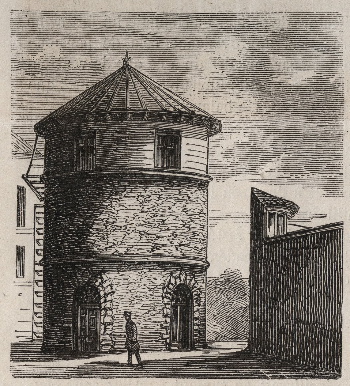 Parijs - Gevangenis de la Petite Roquette (gevangenis voor vrouwen en adolescenten) door Felix (after) Thorigny