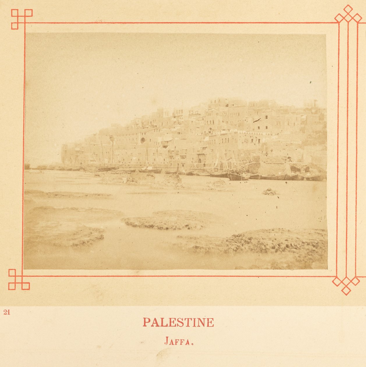 Jaffa door Félix Bonfils