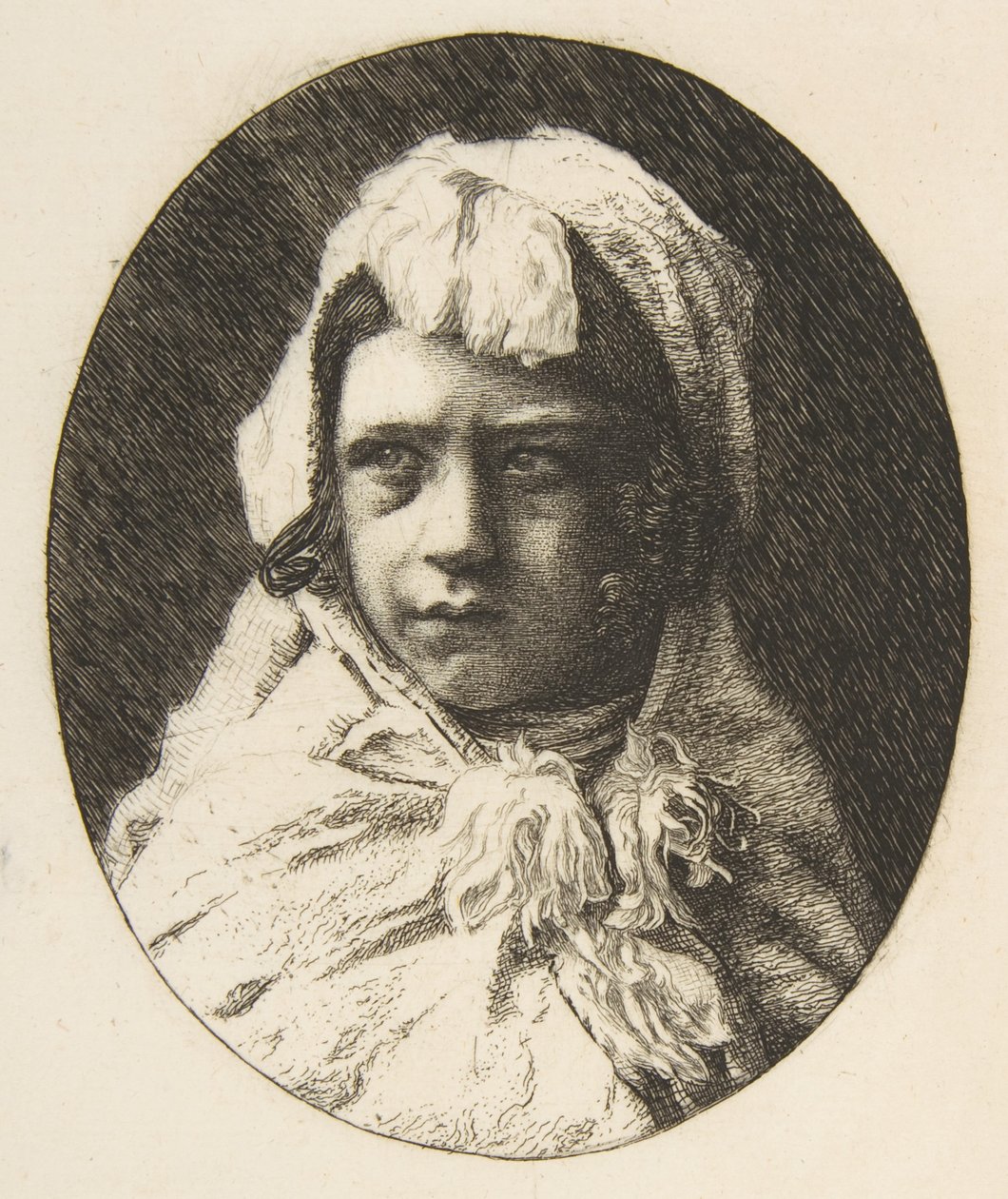 Portret van Henri Houssaye, als kind door Felix Bracquemond