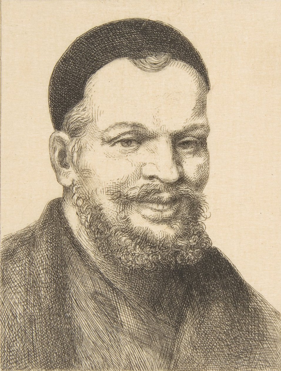 Portret van Rabelais door Felix Bracquemond