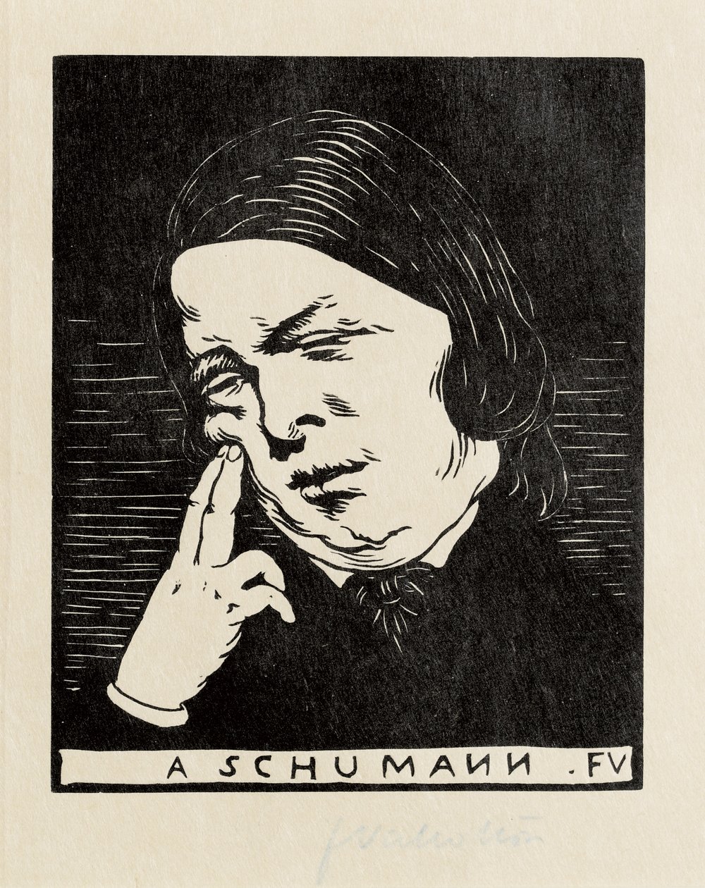 Aan Schumann door Felix Edouard Vallotton