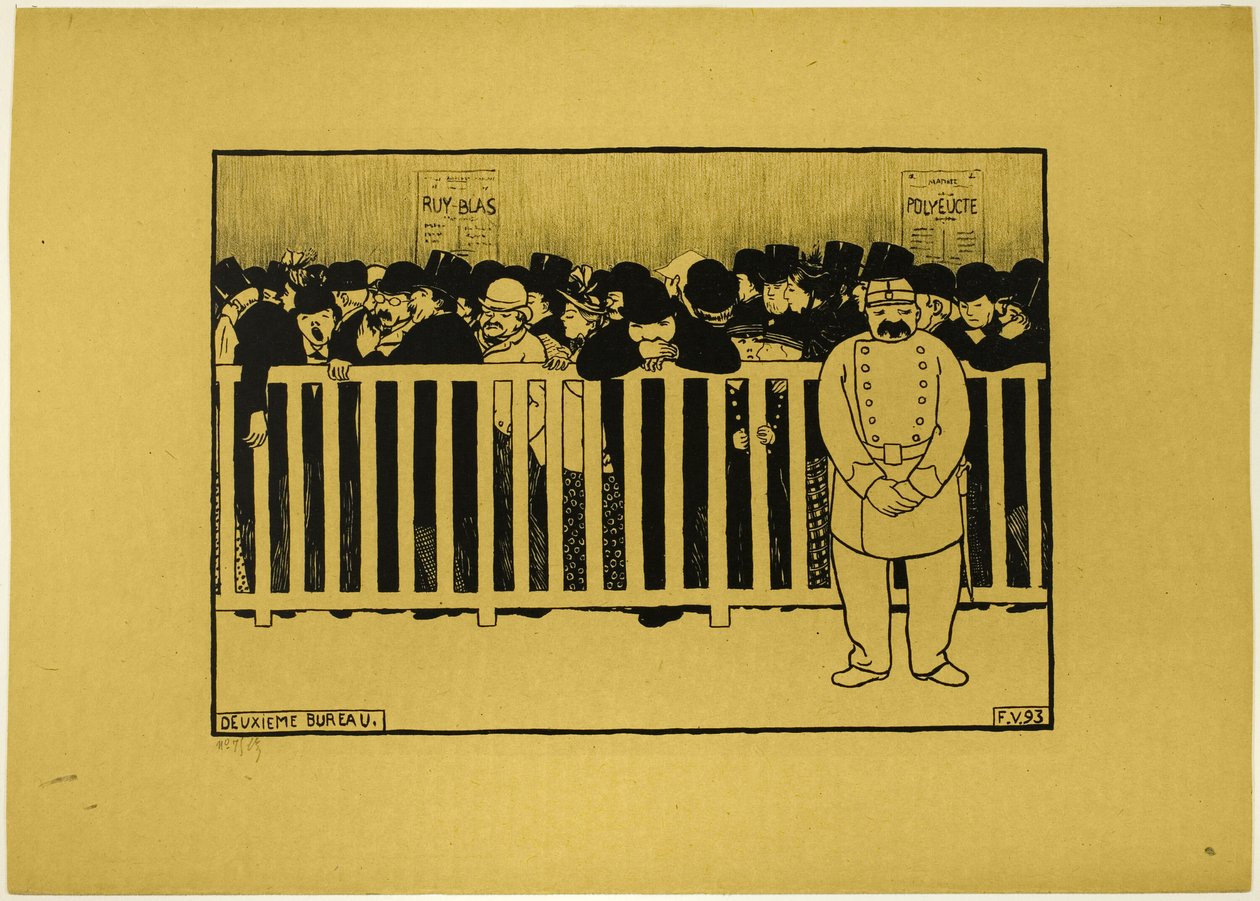 Kassa door Felix Edouard Vallotton