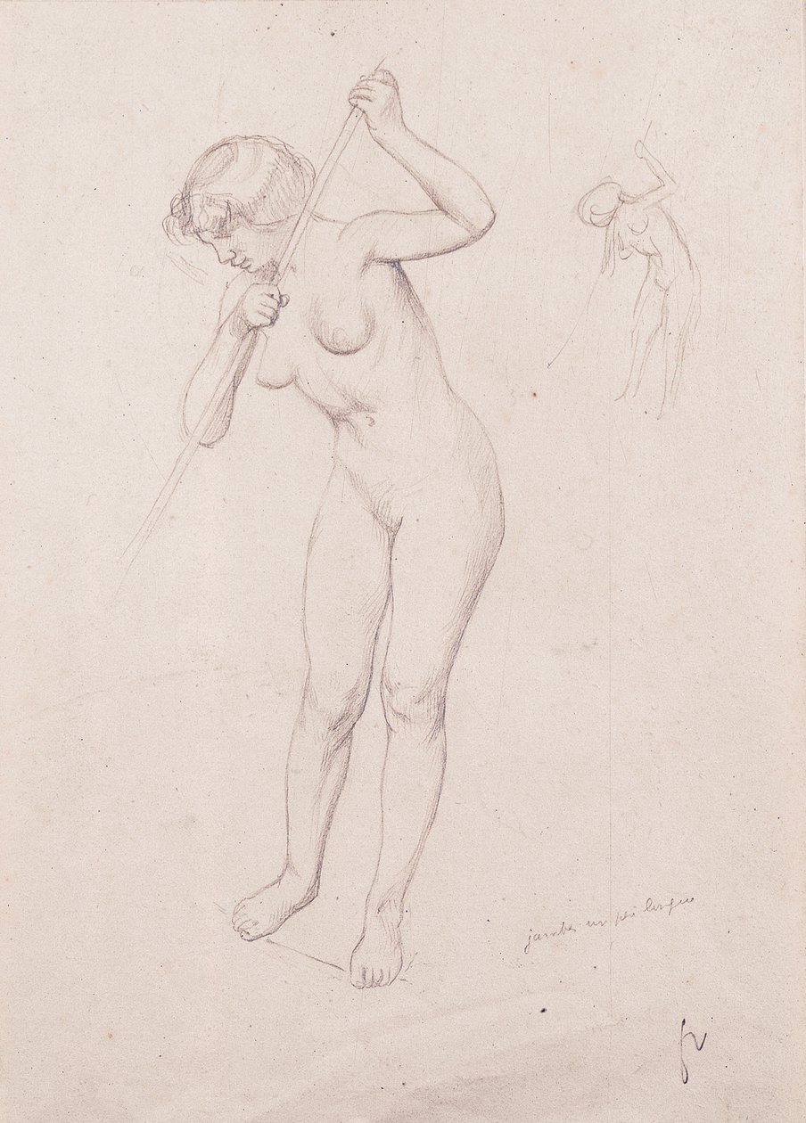 Figurenstudie voor 