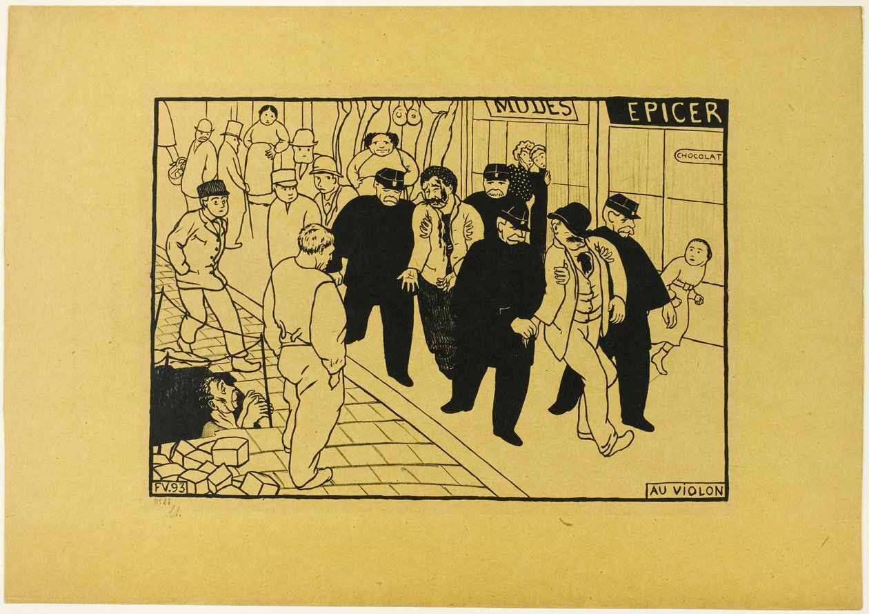 Op naar de Kruik door Felix Edouard Vallotton