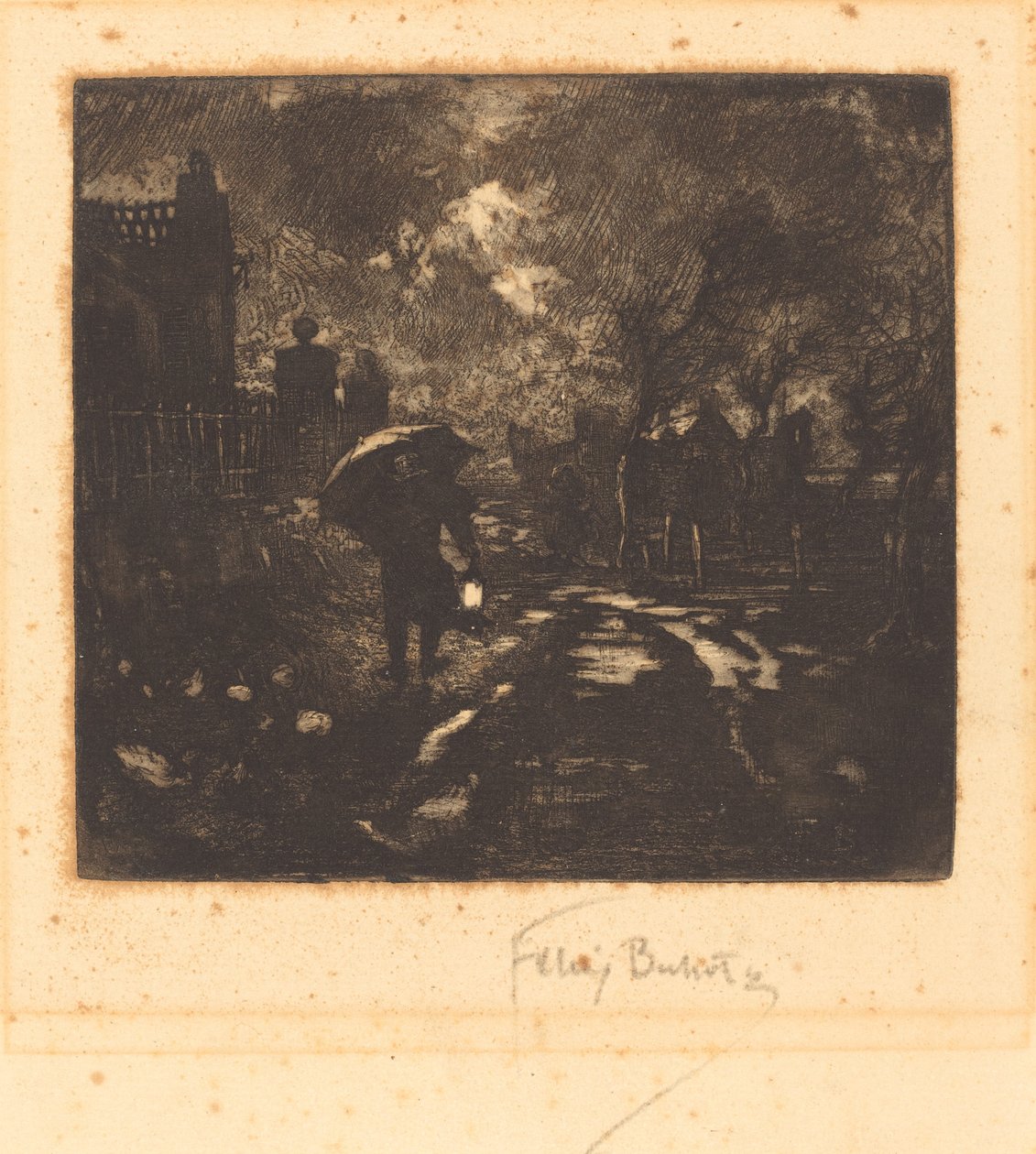 La Ronde de Nuit door Felix Hilaire Buhot