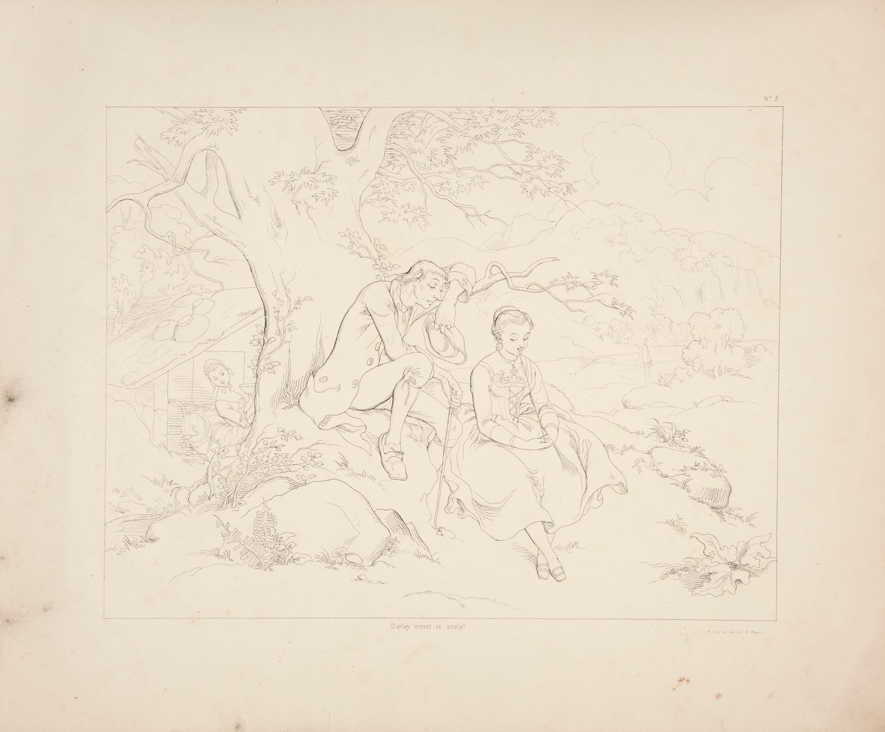 Legende van Sleepy Hollow, blad 3 van 6 door Felix O. C. Darley