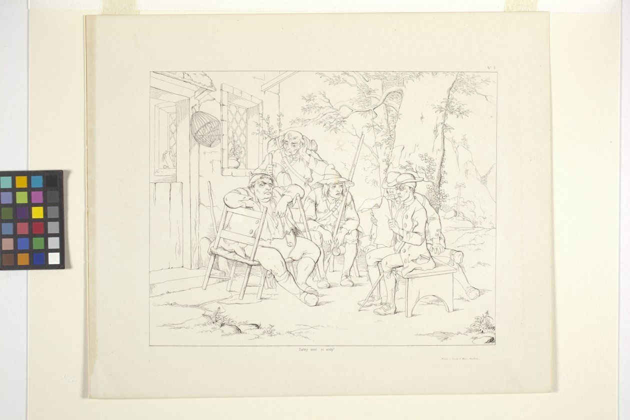 Illustraties van Rip Van Winkle, plaat 3 door Felix Octavius Carr Darley
