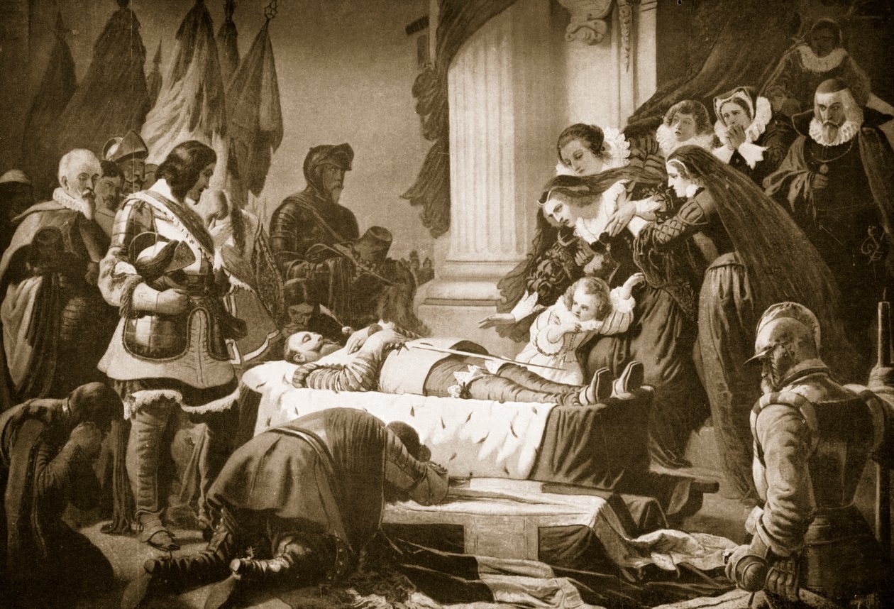 De lijkstaat van Gustavus Adolphus, 1633 door Feodor Dietz