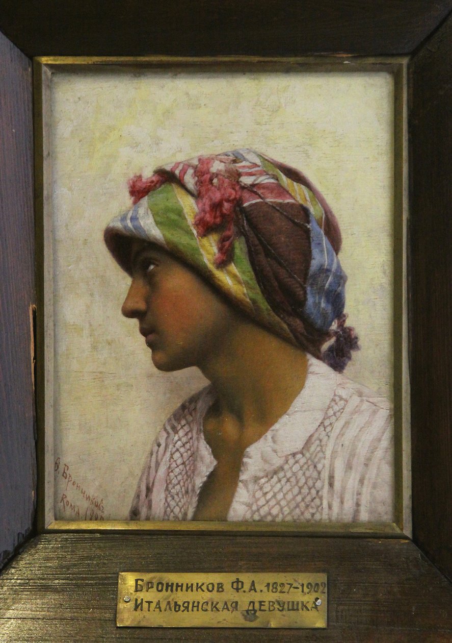 Het Italiaanse meisje, 1880 door Feodor Andreyevich Bronnikov
