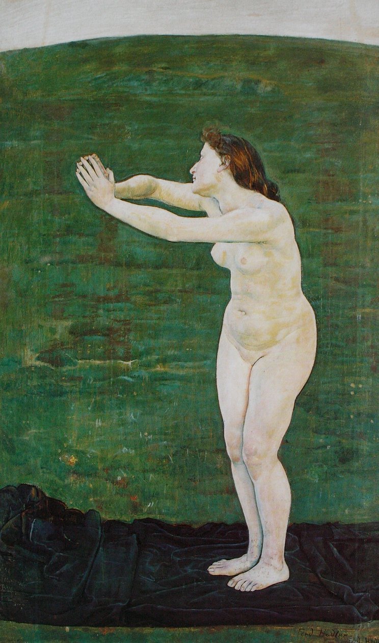 Opgaan in het Al door Ferdinand Hodler