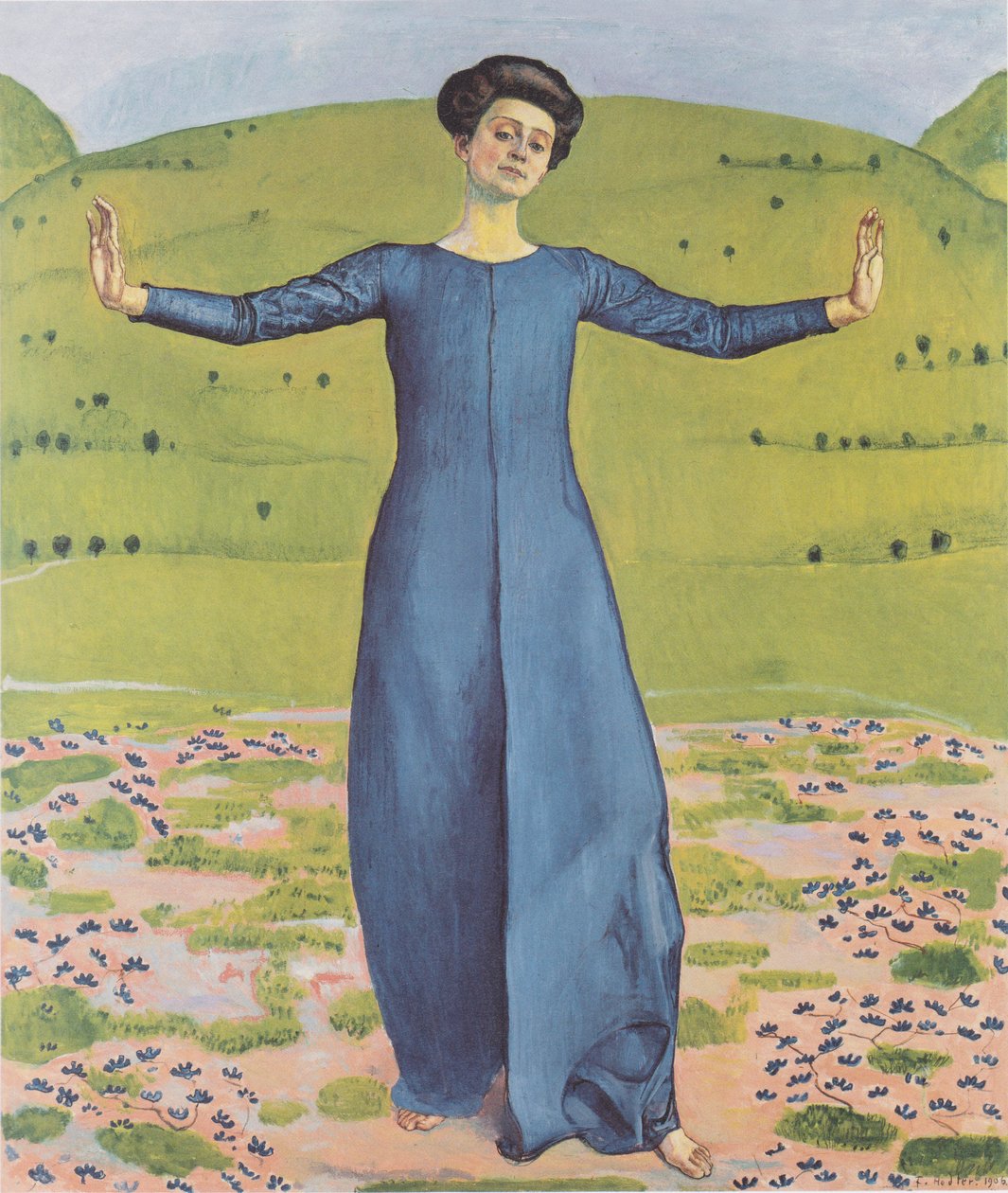 Lied uit de Verte door Ferdinand Hodler