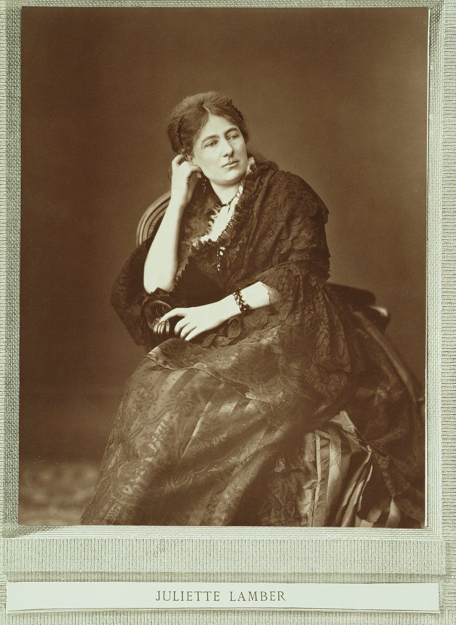 Juliette Adam, geboren Lamber (1836-1936), uit 
